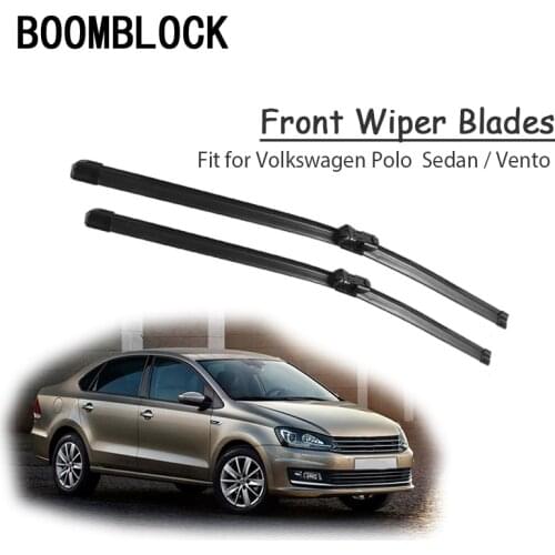 BOOMBLOCK 1 set Car Accessories Windscreen Wiper Blades Kit For Volkswagen VW Polo Sedan Vento 2010-2014