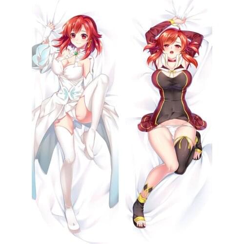 Shuumatsu no Izetta Anime Red Hair Girl Long Body Pillow Case The Last Witch Dakimakura Cover