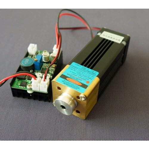 High power 4W 450nm Blue laser module TTL/Fans cooling/continuous working/focus adjustable