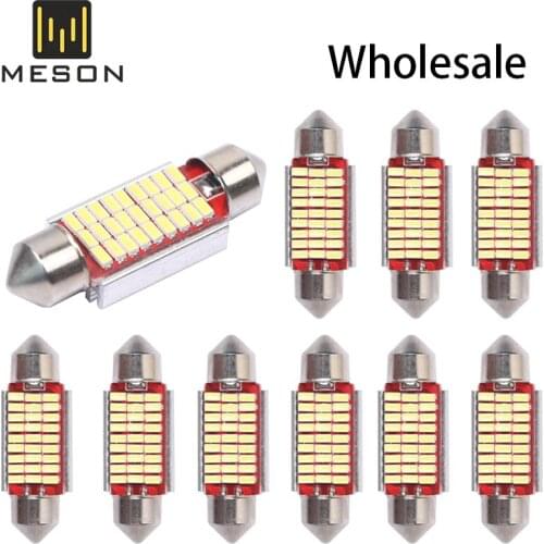 C5W LED Canbus Festoon 31mm 36mm 39mm 42mm for car Bulb Interior Reading Light License Plate Lamp White 5000K free error