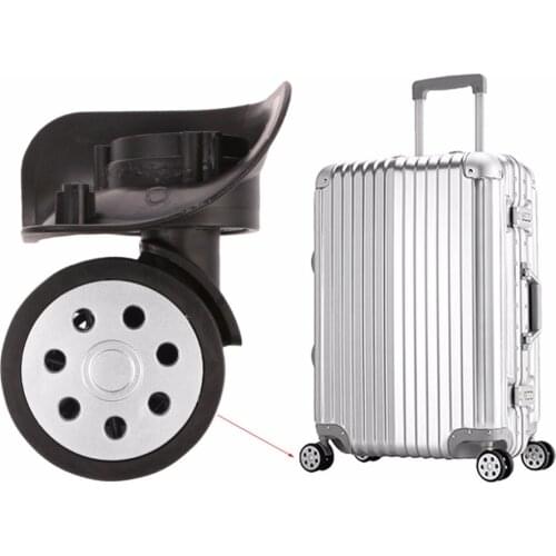THINKTHENDO 4PCS Luggage 360 Swivel Wheel Replacement Suitcase Caster Repair Replacement Luggage Wheels Accessory