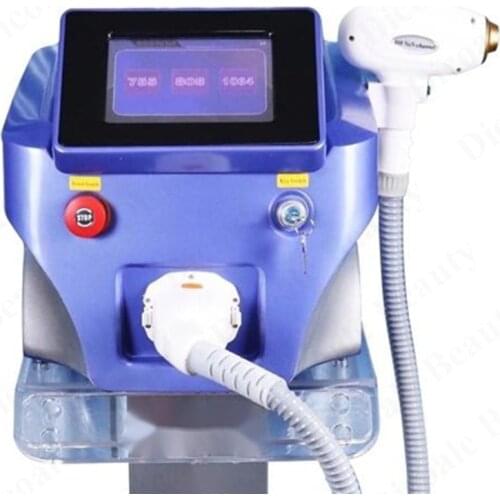 Trending Multi Wavelength 755nm 1064nm 808nm Diode Laser Hair Remvoal Machine 80 Million Shots