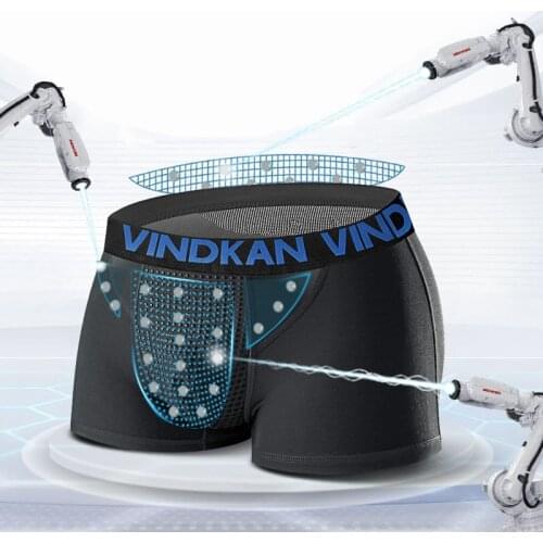 3 pieces Shorts Male Underwear Mens Sexy Magnetic Therapy Boxer Shorts Health Care Underwear Breathable Casual Boxer Men Panties