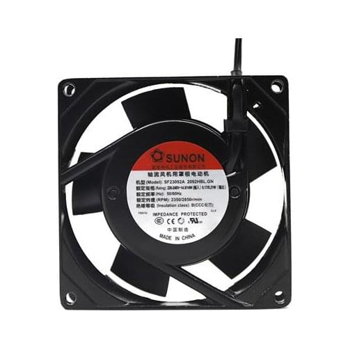 NEW SF23092A 2092HBL GN 92*92*25 MM 220V General purpose cooling fan industrial cabinet distribution box axial fan