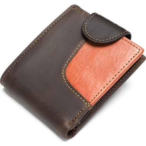 Men Vintage Purse Coin Pouch Multi-functional Cards Wallet Luxury Designer Mens Wallet Leather Bifold Short Wallets