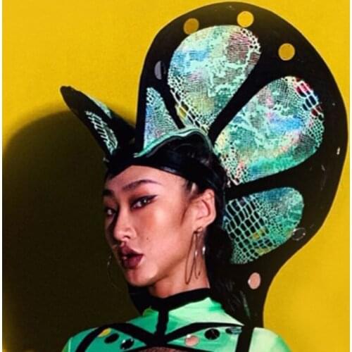 Nightclub Bar Stage Costumes Female Singer Fluorescent Bodysuit Halloween Cosplay Suit Festival Dance Costume Jumpsuit DWY3322