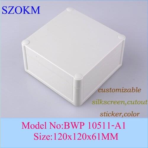 1 piece enclosure junction box electronic instrument cases industrial enclosure diy electronics project box 120 x 120 x 6 1mm