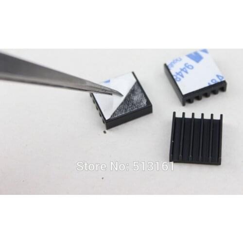 20 Pieces 14x14x4mm Aluminum Heatsinks Cooling Cooler Heat Sink Radiator