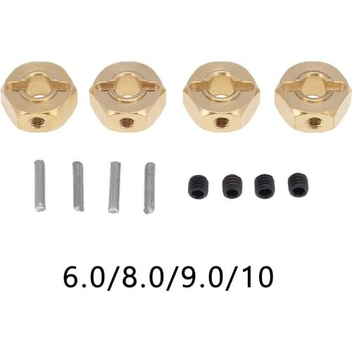 4pcs RC Car Crawler Car Parts Wheel Hex Hub Adapters for RC Car Truck