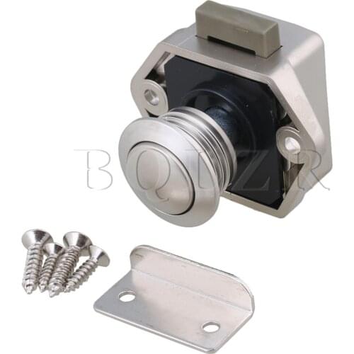 BQLZR 3.5CM RV Cupboard Cabinet Door Push Button Keyless Lock Latch