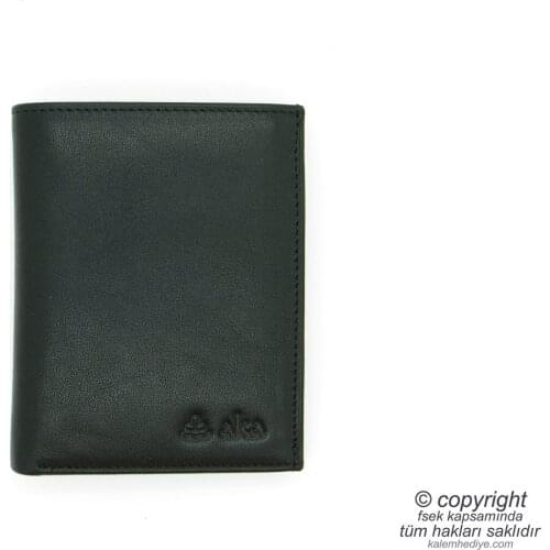 Genuine Leather Wallet | İsme Special Wallet | 9x11 Vertical | TM 1018-2 Gift Wallet