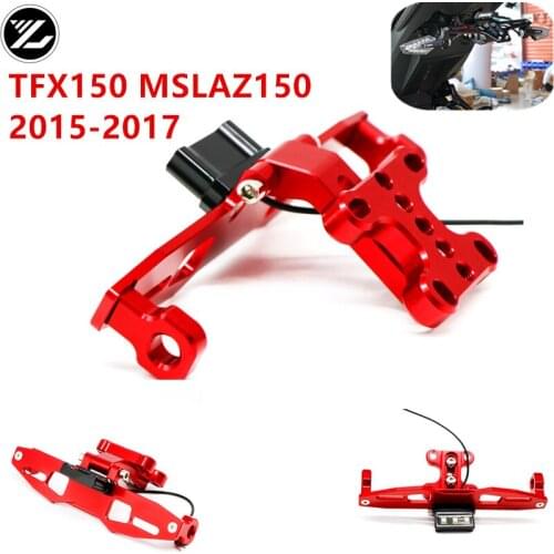License Plate Holder For YAMAHA TFX150 MSLAZ150 2015 2016 2017 2018 Fender Eliminator Registration Plate Bracket LED Light