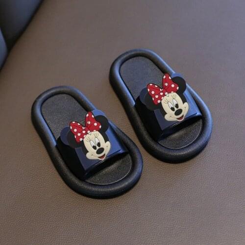 Disney Mickey children cartoon slippers summer boys and girls soft bottom cute cartoon bathroom baby sandals and slippers