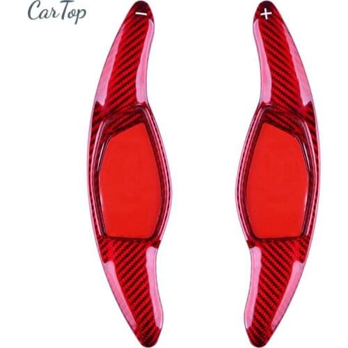 Carbon Steering Wheel Paddle Shift Extend Shifter Extension Trim For Audi RS3 RS4 17-18 RS5 R8 TTRS 2016 2017 2018