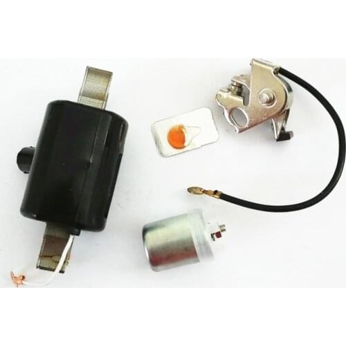 Ignition coil + capacitor + Terminator Contact for Zundapp Kreidler Hercules for KTM Alternator PUCH STATOR Coil 17W 35W 6V 12V