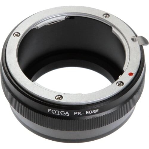 FOTGA Adapter Ring for Pentax PK K Mount Lens to Canon EOS EF-M M2 M3 M6 M10 M50 M100