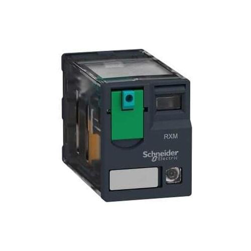 RXM2AB2FD Miniature plug-in relay, 12 A, 2 CO, LED, 120 V DC