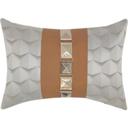 50 Designs Home Decor Cushion Cover Set Luxury Gold Metal Waist Pillow Cover Decorative Bedroom Car Pillowcase Cushions30x50cm