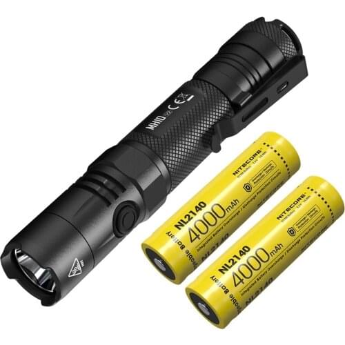 NITECORE MH10 V2 Dual Fuel EDC Flashlight USB-C Rechargeable max 1200 Lumen beam distance 202 meter with 21700 4000mAh battery