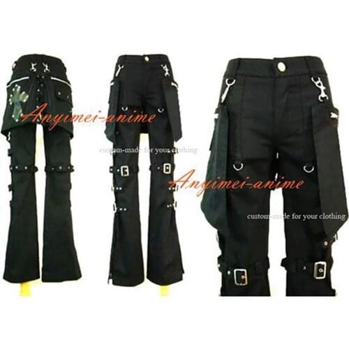 Gothic Lolita Punk Sweet Fashion Black Pants Cosplay Costume Custom-Made[CK1260]