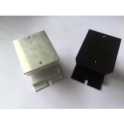 1pc Single Phase Solid State Relay SSR Aluminum Heat Sink Dissipation Radiator Newest,without relay