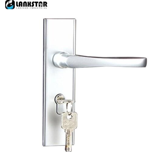 Wholesale Aluminum Handle Lock Door Locks Space Aluminium Alloy Indoor Mute Lockcore Room Safety-Lock