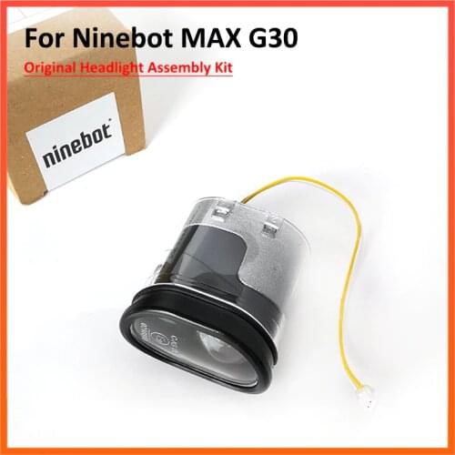 Original Headlight Assembly Kit for Ninebot MAX G30 G30D KickScooter Electric Scooter Skateboard Head Lamp Front LED Light Parts