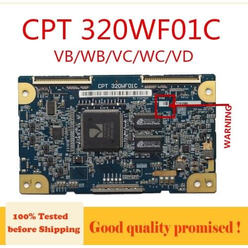 TV t-con board CPT 320WF01C VB WB VC WC VD Logic Board CPT 320WF01C Original Equipment Free Shipping