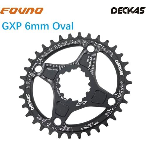 Deckas Oval Chainring 6mm Offset GXP XX1 Eagle X01 GX X1 X0 X9 for sram DM 32T 34T 36 38 MTB Road Bike Direct Mount