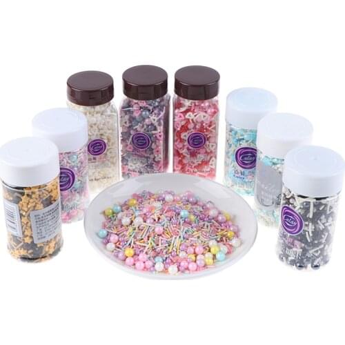 Edible Beads Pearl Sugar Ball Fondant DIY Cake Baking Sprinkles Sugar Candy Ball Wedding Cake Decoration 80g