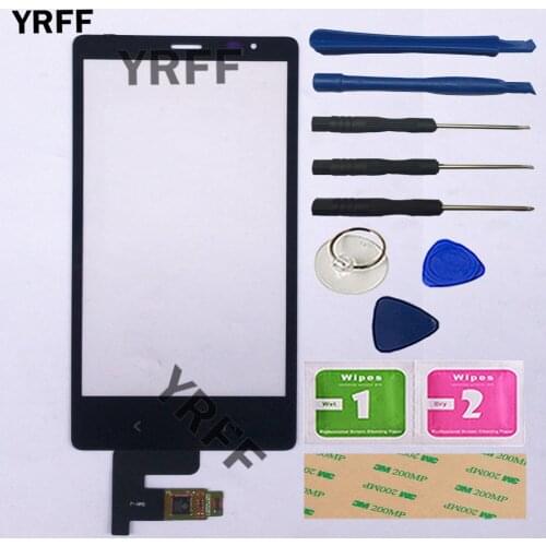 4.3" Mobile Touch Screen Glass For Nokia X2 Dual SIM RM-1013 X2DS Touch Screen Digitizer Panel Front Glass Lens Sensor Tool Gift