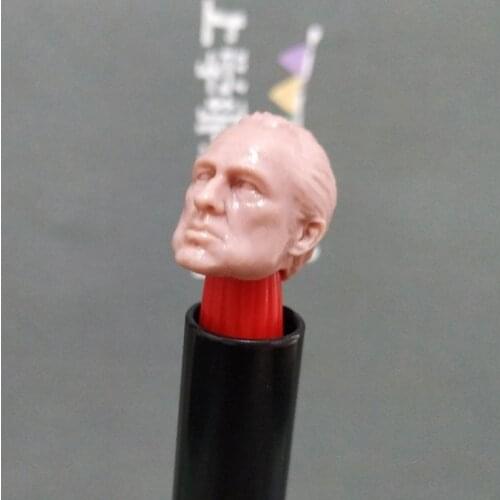 Unpaint 1/12 Scale The Godfather Marlon Brando Head Sculpt for 6in Action Figure Toy