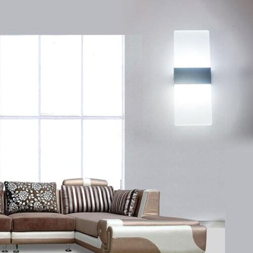 Modern LED Wall Lamp Bedroom Bedside Living Room Stairs Corridor Simple Wall light AC85-265V Decorative Wall lights Warm/White