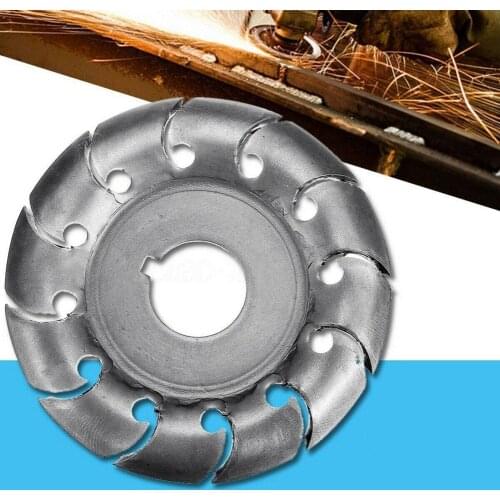 12-Teeth Angle Grinder 65/90mm Wood Carving Disc Milling Cutter Woodworking Tool High Hardness Angle Grinder Accessories