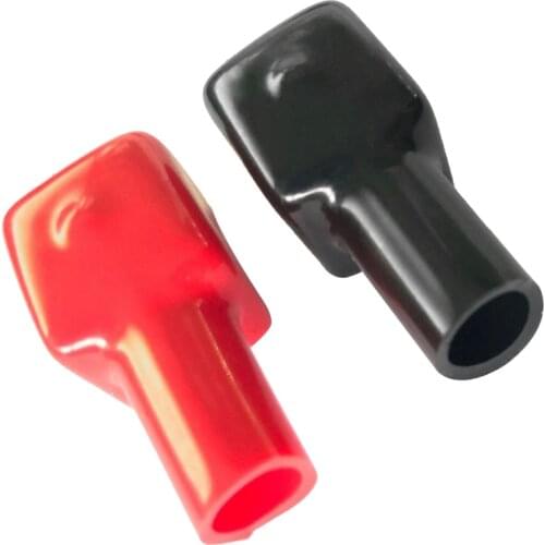 Universal Battery Terminal Covers Marine Battery Terminal Boots Red & Black Positive & Negative 1 Pair 192681 192682