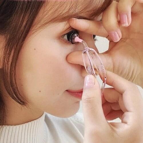 1 Set Eye Care Contact Lenses Inserter Remover Silicone Soft Tip Tweezer Stick Case Set Wearing Tools Contact Lens Accessories