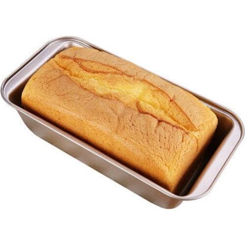 1pc Loaf Pan Rectangle Toast Bread Mold Cake Mold Carbon Steel Loaf Pastry Baking Bakeware DIY Non Stick Pan Baking Supplies