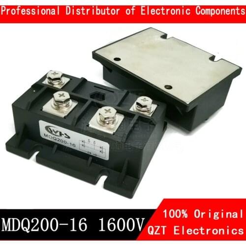 1pieces MDQ200A MDQ 200A Amp 1600V Volt Silicon Single Phase Diode Metal Case Bridge Rectifier Module