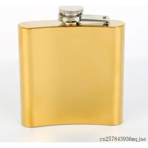 10pcs 6oz Hip Flask Rainbow Colored Stainless Steel Flasks Whiskey Wine Bottle with Screw Cap