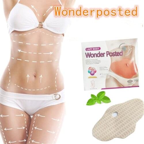 10PCS Quick Slimming Patch Belly Slim Patch Abdomen Slimming Fat Burning Navel Stick Weight Loss Slimer Tool