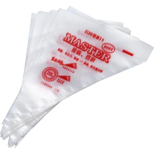 LBER 100 pcs Pocket Socket Disposable Bag Creme Patisserie Cake Decoration 17x29cm