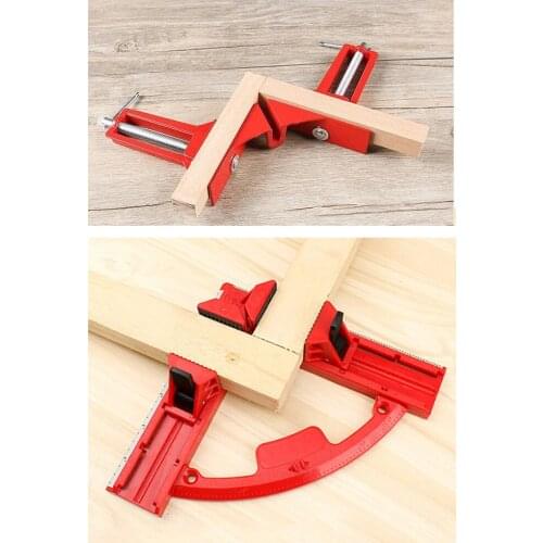 2/1Pcs Adjustable 90 °Angle Clamp Right Angle Clip Plastic Corner Wooden Clamp Picture Frame Carpentry Clamps for Woodworking