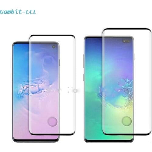 3D Full Tempered Glass For Samsung Galaxy S10 Plus Fingerprint Identification Glass Screen Protector S10