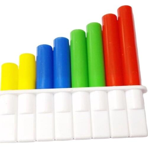 6 pcs Plastic Pan Pipes Birthday Party Favour Bags Noise Maker Filler Whistle Pinata Musician Toys Learn Boys Girls Gift Kid