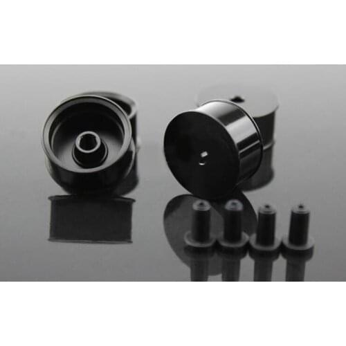 4Pcs Middle Diameter Aluminum Wheels Metal Wheel Hubs Spare Parts For Tamiya Mini 4WD Racing Car Model