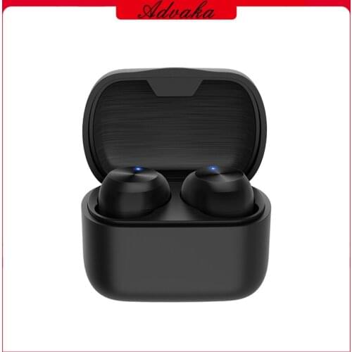 Advaka Wireless BT 5.0 Headset Intelligent Touch Control Lossless Transmission HD Calls Auto Paring Low Power Consumption