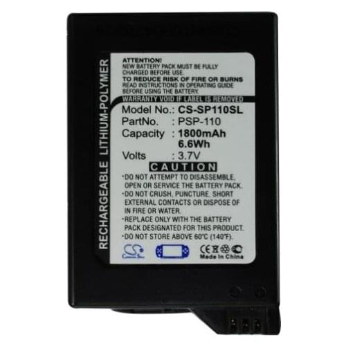 Cameron sino 1800mah battery for SONY PSP-1000 1000G1 1000G1W 1000K 1000KCW 1001 1006 110 Game, PSP, NDS Battery