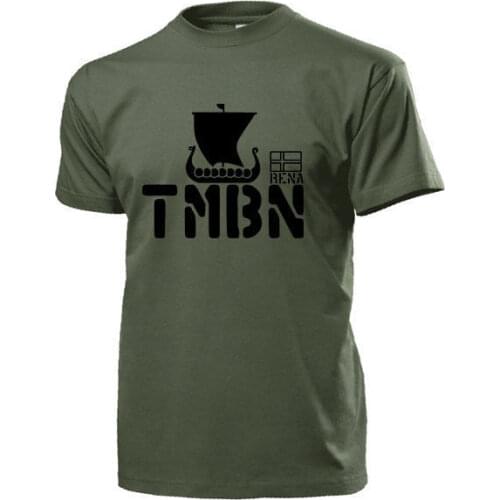 Color Short Sleeve Tshirt Tmbn Telemark Bataljon Wappen Abzeichen Wikingerschiff Elite Ei - T Shirt #17300Bob Marley T Shirts