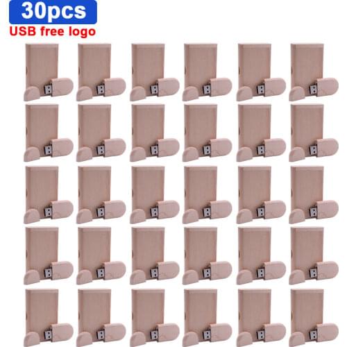 30pcs/lot Customize Engraved LOGO Wooden Usb2.0 U Disk Thumb Pen Drive 4GB 8GB 16GB 32GB 64gb 128GB(free Custom Logo)photography