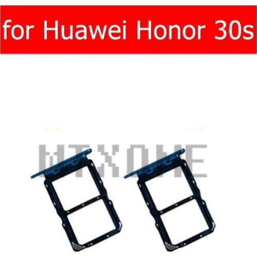 For Huawei Honor 30s Card Tray Holder Micro SIM Nano SIM SD Card Card Slot Adapter Holder Repair Spare Parts